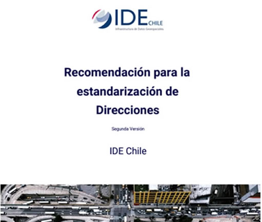 Recomendación para la estandarización de  Direcciones